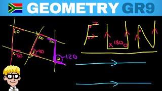 Gr 9 Geometry: Parallel lines