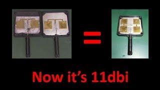 Now it’s 11dBi