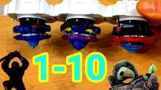 Number Ninjas! Learn Numbers 1-10 with Triple Beyblade Action! Ninjas, Numbers and Battling Top Toys