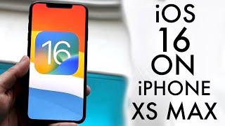 iOS 16 On iPhone XS Max! (Review)