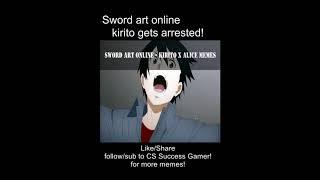 KIRITO WAKES UP SAVES ALICE- GETS ARRESTED by FBI (FULL SCENE) #shorts