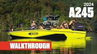 Walkthrough the All-New Axis A245 | 24-Foot Wakesurf & Wakeboard Boat | Go All Out®