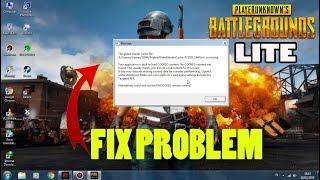 PUBG LITE PC FIX PROBLEM, THE GLOBAL SHADER CAHCE FILE !!!!