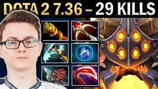 Clinkz Gameplay Miracle with 29 Kills and Pike - Dota 2 7.36