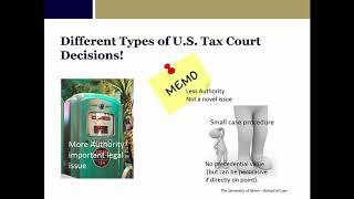 Tax Law Research Video 3: Court Decisions