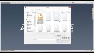 how to open pro-e , catia or any cad file in solidworks