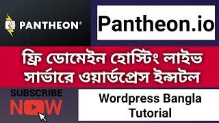 ফ্রি লাইভ সার্ভারে ওয়ার্ডপ্রেস ইন্সটলেশন| Install WordPress on Pantheon.io site | Pantheon Tutorial