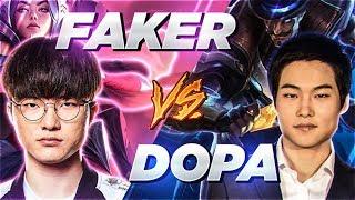 *FAKER VS DOPA TWISTED FATE* The FINAL BATTLE of Season 9 (Midbeast review)