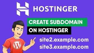 How to Create subdomain on hostinger 2023?