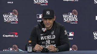 Aaron Boone on losing the World Series to the Dodgers