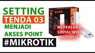 Cara setting akses point di tenda 03 untuk hotspot Voucheran Mikrotik