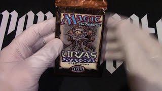 Urza's Saga Booster pack opened! Wow been a long time!!