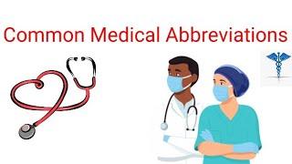 Common medical abbreviations|common medical terms|common medical words #medicine #medicalterminology