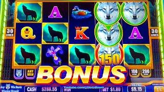 LIVE BONUS & PLAY on WOLF EYES SLOT! FREE GAMES TRIGGER - CASINO SLOT @yaamava