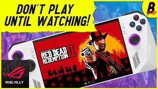 Ally's RDR2 Performance: Every Setting Reviewed