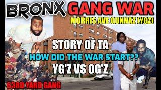 Bronx Gang War - The Split Between YGz & OGz - Morris Ave - How Did The War Start & The Story Of TA