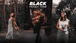 Black Moody Tone Color Grading in Photoshop Tutorial