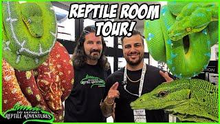 AMAZING REPTILE ROOM TOUR AT THE TRAP EXOTICS!