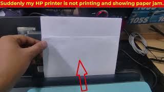 100% fix Hp smart tank 515 / 516 printer paper jam.Hp smart Tank printer 'E4' error (paper jam) fix.