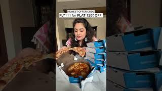 Unboxing 6 Domino’s Pizzas at JUST ₹120off! Newly LAUNCHED COMBO code  #shorts #youtubeshorts