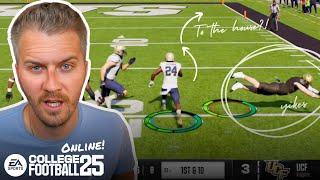 Navy's triple option is absolute CHAOS in College Football 25... (Huge Upset)