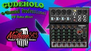 GUDEHOLO 6 Channel Professional DJ Audio Mixer