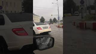 Бесконечные реки и пробки в Лобне