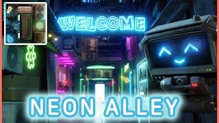 Escape Game NEON ALLEY Walkthrough (Hiboshi Panda Studio)