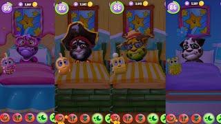 Fairy Vs Pirate Vs Butterfly Vs Panda My Talking Tom 2 Vs My Talking Tom 2