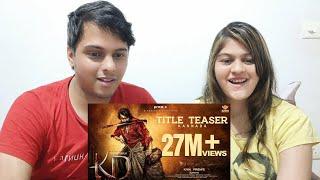 KD - The Devil | Title Teaser | Kannada Movie |Prem's |Dhruva Sarja | Arjun Janya | KVN Productions