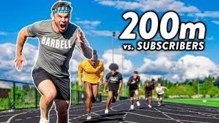 ALL OUT 200 Meters vs Subscribers!