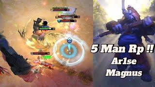 Ar1se Magnus Amazing Game Best Rps Ever And Earthshaker PogChamp Dota 2 Highlights!!