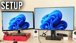 How To Connect Two Monitors To One Computer - Full Guide
