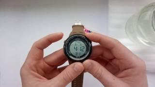 Скмей часы Skmei 1167 Sand Coyote обзор, настройка, инструкция на русском, тест на водостойкость