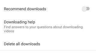 how to hide recommended download videos on youtube