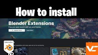 How to install Add-ons/Extensions in Blender 4.2 #blender4.2 #addon