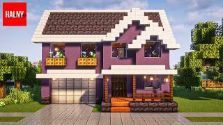 How to build a suburban house in minecraft