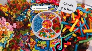 [ASMR] Candy and gummy packaging & restocking and organization / TikTok compilation #15 