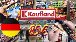 85 €Grocery shopping  at Kaufland Nord with prices €2024 |Weekly Food Budgets for a family Germany