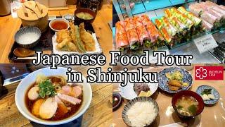 Exciting Japanese Food Tour including Michelin Starred restaurant in Shinjuku! No.1 town in Tokyo!