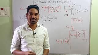 Summing Amplifiers || inverting and non-inverting amplifiers || op-amp || LICA