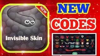 4 NEW SLITHER.IO INVISIBLE SKIN CODES - SLITHER.IO CODES - CODES SLITHER.IO - SLITHER.IO PROMO CODES