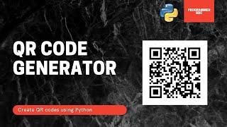 QR Code Generator using Python | PNG output