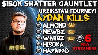 *NEW* Warzone 3 Aydan Kills 6 Pro Streamers! / $150K Shatter Gauntlet Customs Urzikstan Tournament!