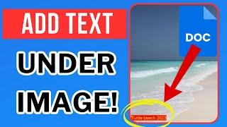 How to add text under image in google docs - Full Guide (2024)