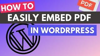 How to Embed Pdf in Wordpress (Pdf Embedder Plugin)