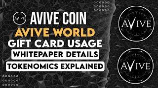 AVIVE MIINING WORLD | WHITEPAPER DETAILS |TOKENOMICS | #avive