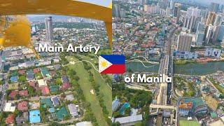 Never before seen aerial view of EDSA | Air Juan's Bell 429 GlobalRanger | Philippines