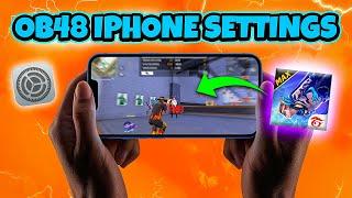 Free Fire OB48 iPhone Best Settings for 95% Headshots | Iphone dpi free fire