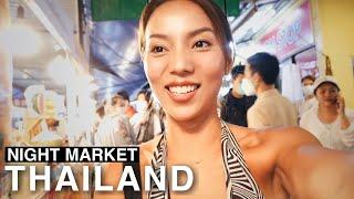 Shocked by Thailand Night Market! Trying Thai Street Food in ChiangMai